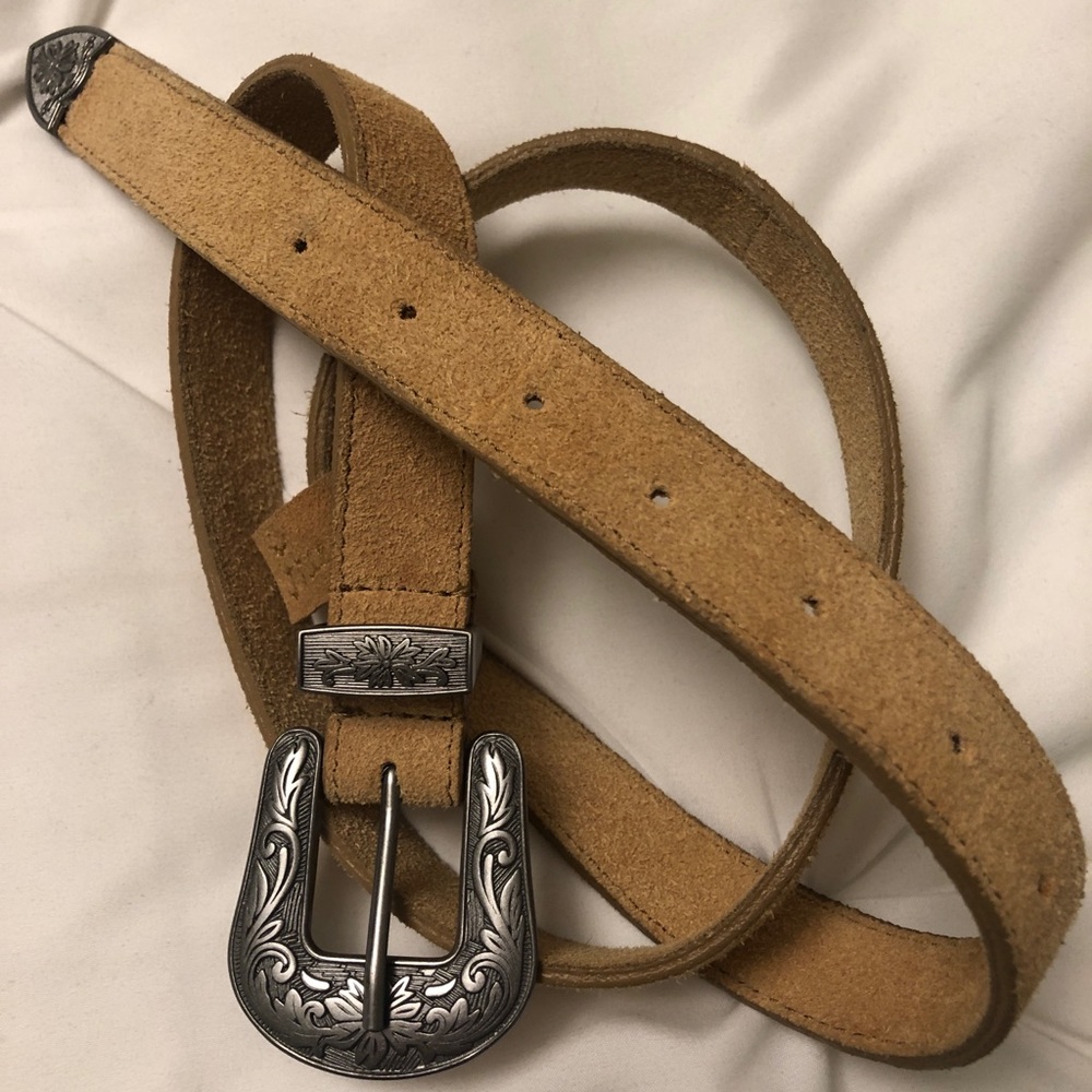 Tan Suede Free People belt